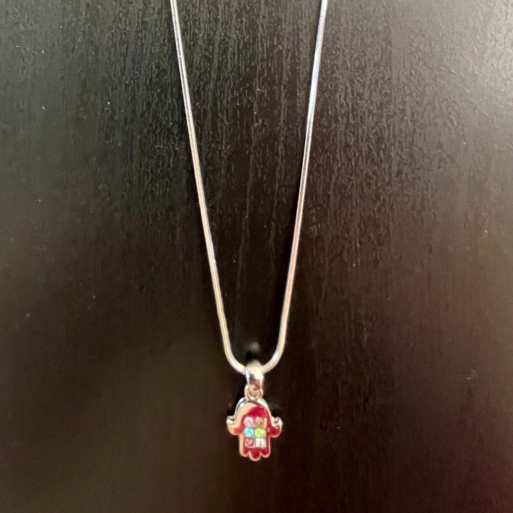 Silver Hamsa Chain